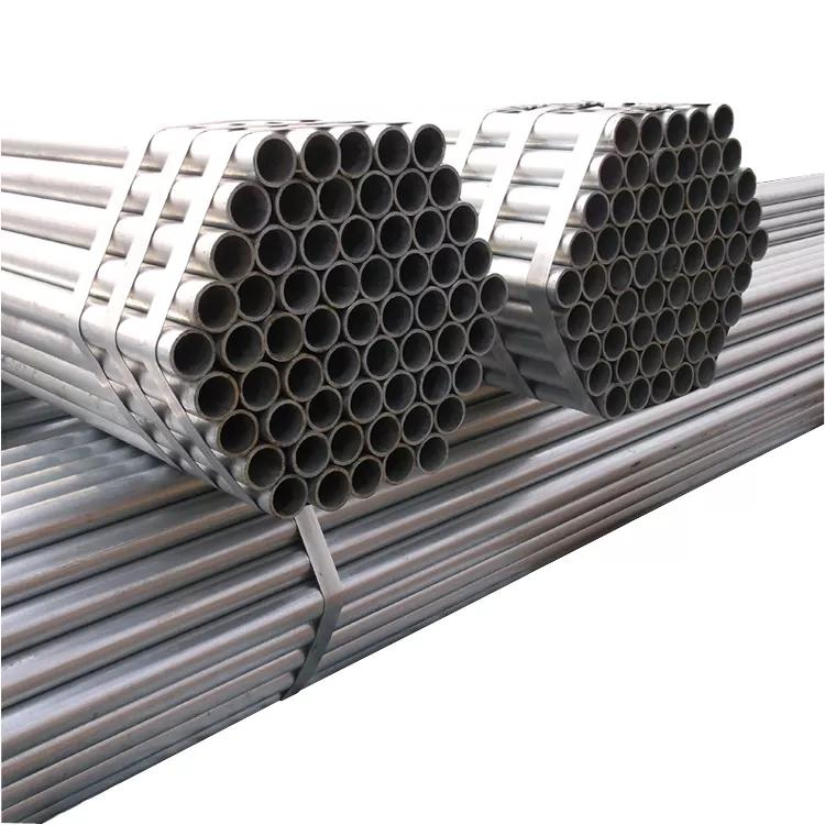 Factory Price 2 Inch Sizes Gi Steel Round Galvanized Iron Pipe for Greenhouse Frame 