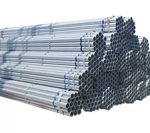 Hot Dipped Galvanized Iron Round Pipe/Galvanized Erw Steel Tubes/Tubular Carbon Steel Pipes For Greenhouse Building Construction