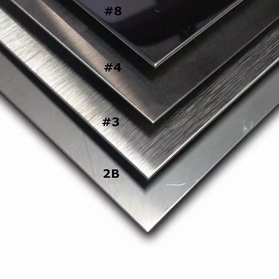 Custom aisi 302 304 409 440c 420j2 2b brushed decorative 0.5mm 0.8mm 1mm 1.2mm 1.5mm thick stainless steel coil sheet plate