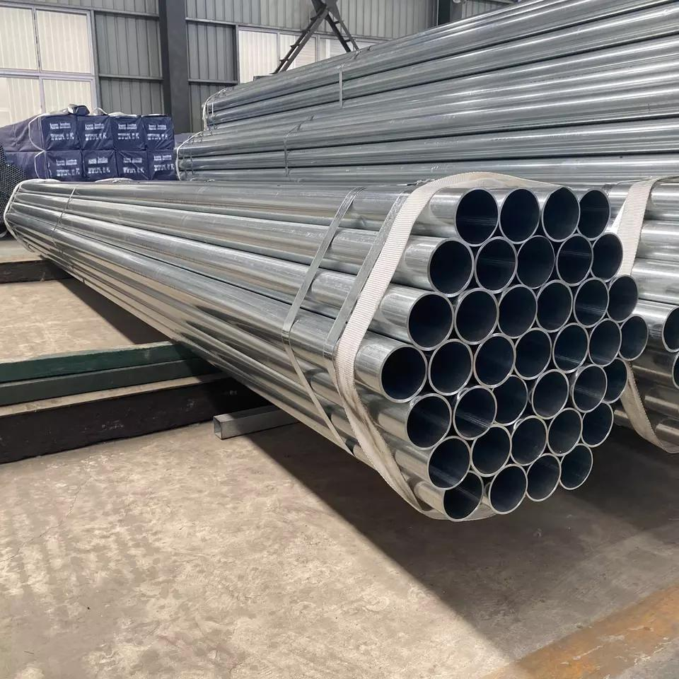 Hot Dipped Agriculture 10 Ft 4 Inch Thickness 5mm 1 5/8 Galvanized Round Steel Pipe