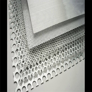 Stainless Steel Punching Hole Decorative Perforated Metal Mesh Sheet Plate for Fencing 201 304 316